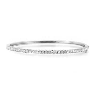 China Latest Designs CLASSIC Solid 925 Silver Stylish Serling 3A CZ Bracelets For Teenagers for sale