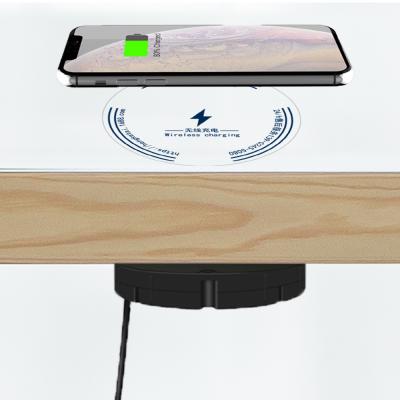 China Entrance ; 2021 Smart Fast Charging Phone Wireless Charger Invisible Fast Wireless Charger Match New For Furniture Office Or RV for sale