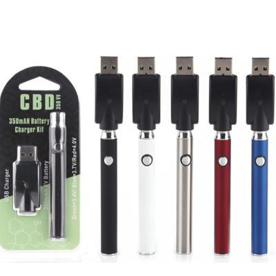 China CBD Oil Cartridge Integrated Ceramic Coil with 400mAh USB charger variable voltage vape pen for sale