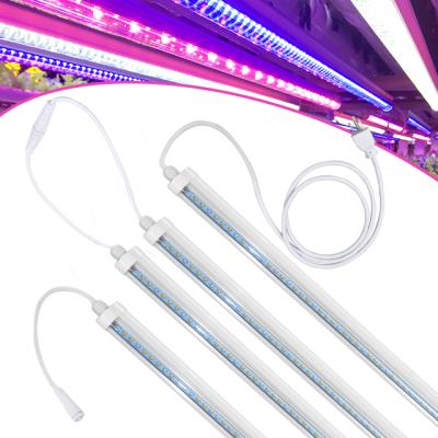 China Seed Starting Hydroponic Full Spectrum High Efficiency 18W LED Tube Light IP67 Waterproof LED Grow Lamp for sale