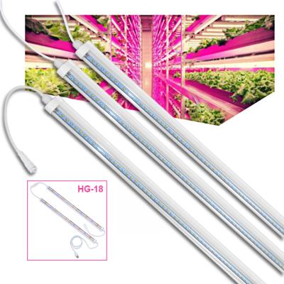 China Hot Selling Seed Starting IP67 Waterproof 4 FT T8 LED Tube For Growing Light 18W 20W 36W For Indoor Plant for sale