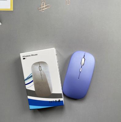 China new Mini Wireless Mouse Silent Mute 3D lights rechargeable ultra-thin led colorful computer mouse for sale