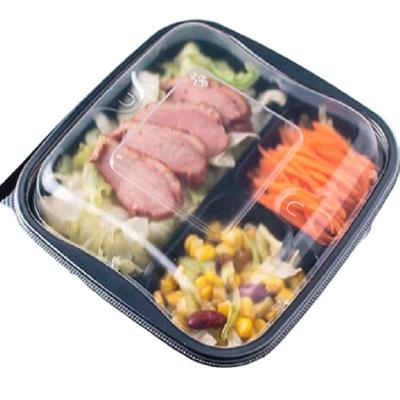 China Plastic Take Away Wholesale Microwavable To Go Food Containers 1 Compartment 2 3 4 Disposable To Go Lunch Box With Lids for sale