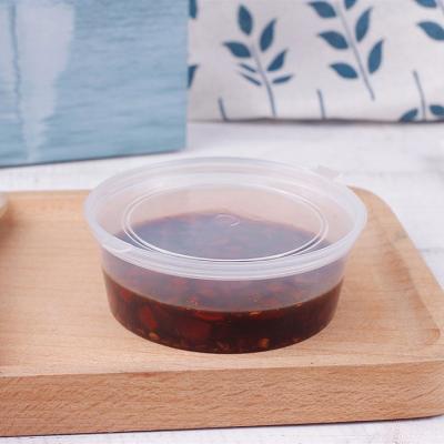 China China Eco-Friendly Manufacturers Wholesale 4oz Sauce Cup With Connect Cover Sauce Cups For Lunch Boxes for sale