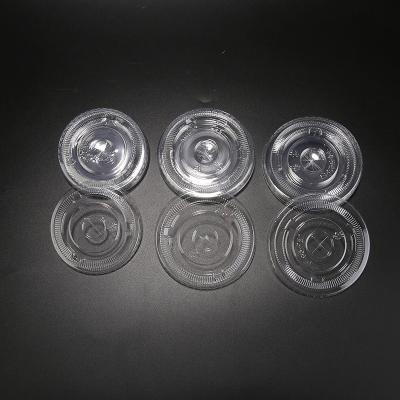 China 98mm Food Grade Disposable Eco Friendly Biodegradable Compostable Clear Lid For Cup for sale