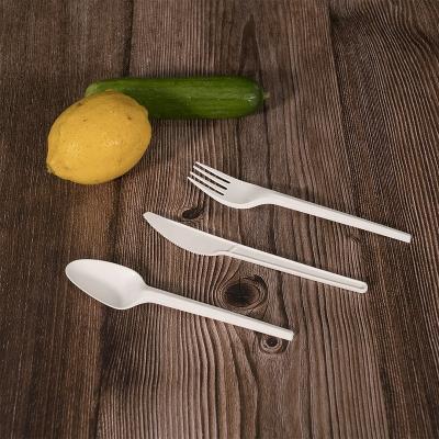 China Eco-Friendly Compostable Disposable Cutlery Set 6.0/6.5/7.0 Inch Biodegradable CPLA for sale