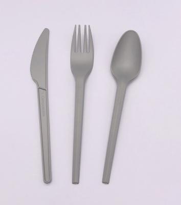 China 100% Eco-Friendly Biodegradable CPLA Package Individual Cutlery Set With Napkin for sale