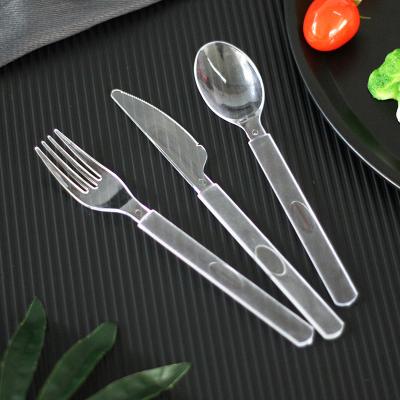 China Food Grade Disposable Biodegradable Material PS Cutlery Spoon Knife Fork For Restaurant for sale