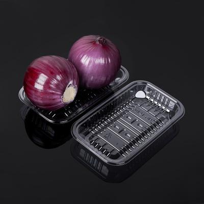 China Custom Size Disposable Takeaway Packaging Disposable Plastic Tray For Supermarket for sale