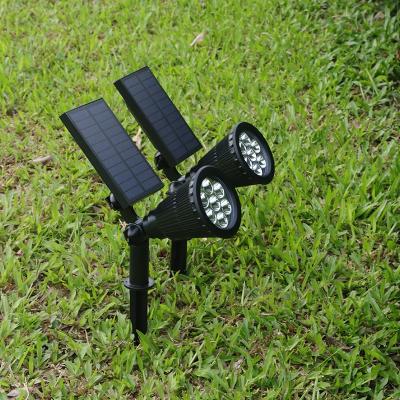 China 2-In-1 Adjustable Yard Outdoor LED Solar High Bright Waterproof Garden Light for sale