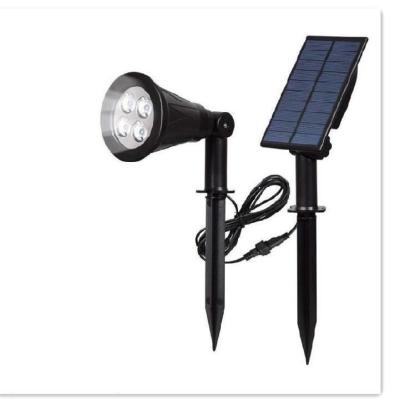 China Solar LED Garden Light with Battery Waterproof IP65 ABS Outdoor High Brightness Solar Spot lighting for sale