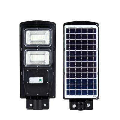 China SKD solar led street light 60W all in one outdoor light 10000mAH en venta