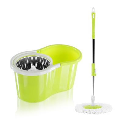 China 360 Degree Sustainable Wholesale Rotating Microfiber Floor Cleaning Swivel Mop With Strong Bucket for sale