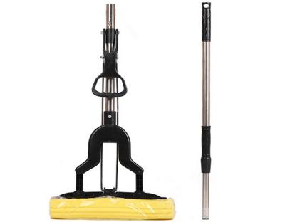 China Sustainable Squash Butterfly Main Floor With Retractable Rod Squeeze The PVA Broom for sale