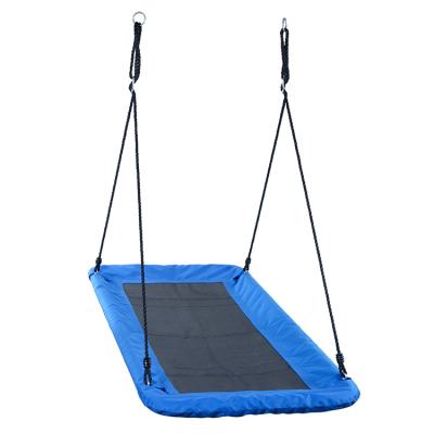 China Contemporary comes with comfy cushions and padded square steel frame swing for sale