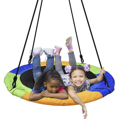 China Waterproof And Durable Outdoor Children's Round With Shoulder Straps For Kids With Hanging Kit Disc Swing for sale