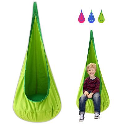 China Traditional Hot Selling Outdoor Style Kids Pod Swing Hanging Kids Pod Swing for sale