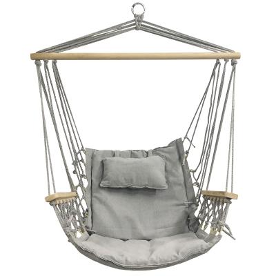 China Rugged and Easy to Set Up Outdoor Garden Hammock for Adults Kids Hanging Basket Chair Rocking Chair Swing Used Hanging Hammock for sale