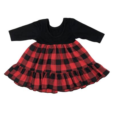 China Sustainable Baby Dress Wholesales Long Sleeve Christmas Party Dress for sale