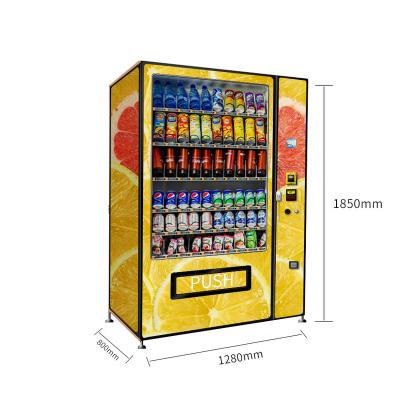 China Metro Station Best Quality 44-422W Purified Water And Drink Vending Machine Refrigeration for sale