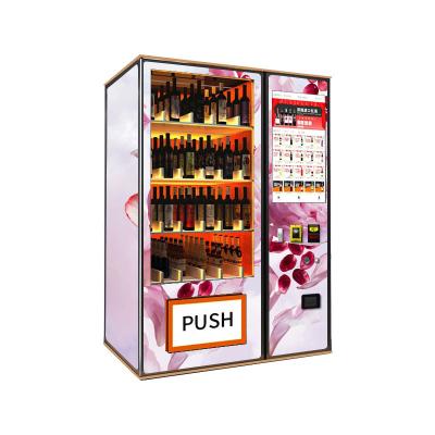 China Subway Station Hot Selling Professional Lower Price Refrigerated Vending Locker Wine Vending Machine for sale