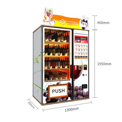 China Subway Station Low Price Wine Champagne Vending Machine Whiskey Vending Machine Suitable for Bank for sale