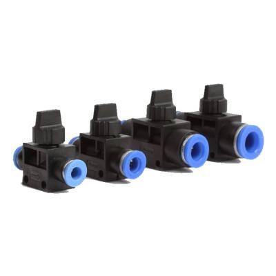 China Garment Shops Plastic Pneumatic Fittings For Hand Valve Switch Quick Connect Pneumatic Fitting Plastic for sale