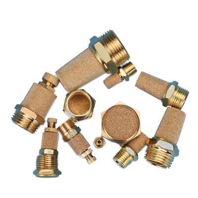 China Garment Shops Pneumatic Accessories Copper Air Muffler Pneumatic Copper Air Mufflers for sale