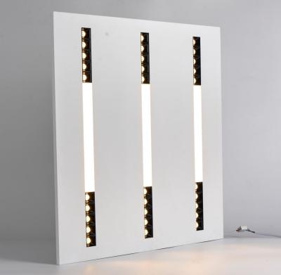 Китай led flat panel lighting 3 Color changing Dial switch dimming 2x2 led flat panel grille model 40w 4000LM white fixture продается