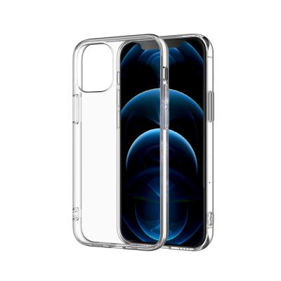 China Transparent Clear Shockproof Soft Tpu Phone Case Phone Case Tpu Back Cover For Iphone 12 pro Max Fundas De Celular for sale