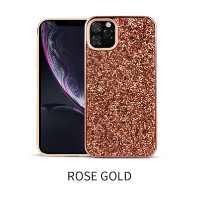 China Shockproof Plated Glitter Luxury Diamond Phone Case Back Cover For iPhone 11 Pro Max for sale