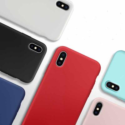 China Ultra Thin Silicon Case Liquid Silicone Case For iPhone 6 6s 7 Plus X 10 Original Silicone Case for sale