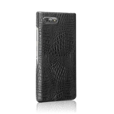 China Luxury Leather PU Back Cover Phone Case PU Leather Back Cover Phone Case For Blackberry Key 2 for sale