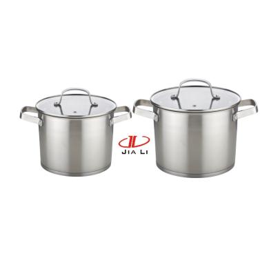 China China Sustainable Supplier Commercial Stainless Steel Non Stick Stock Pot Set Stock Pot With Lid for sale