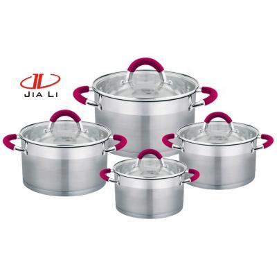 China High Quality Viable Stainless Steel Stock Pot Cookware Soup Pots From Manufacturer for sale