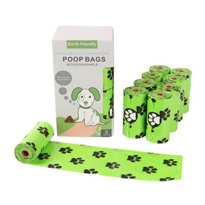 China Green Customized Sustainable Wholesale Biodegradable Pet Waste Bag Pet Poop Bag Hot-selling for sale