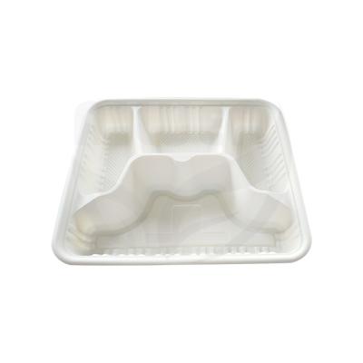 China CLASSIC 100% Biodegradable Disposable Plastic Food Container Composable Takeout Food Container for sale