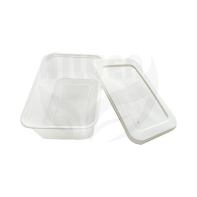 China CLASSIC bowl for food 100% biodegradable / compostable plastic rectangle bowl with cover for sale