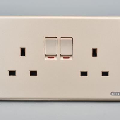 China House 86 Wall Switch Socket with American, British, European, Russian, Italian, French, Germany, GB Standard for sale