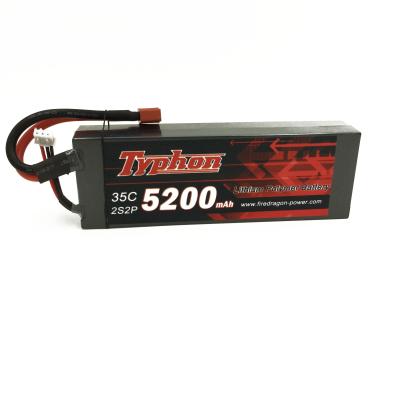 China TYPHON 5200MAH 7.4V 35C 2S2P HARD CASE LIPO BATTERY for sale