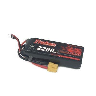 China TYPHON 2200MAH 11.1V 3S 45C LIPO BATTERY for sale