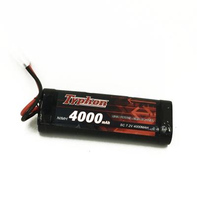 China TYPHON 7.2V 4000mAh Ni-MH SC Rechargeable Battery with Tamiya for sale