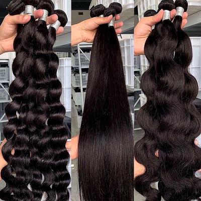 China Silky Straight Wave 12A Grade High Quality Double Drawn Raw Virgin Cuticle Aligned Hair Bundles, Hair Extension Vendors for sale