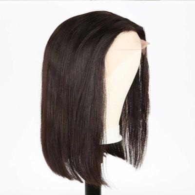 China Free Shipping Brazilian Short Bob Lace Front Wigs,Silky Straight Wave Human Hair Short Wigs Human Hair Bob Wigs 8 Inch Natural Virgin Hair Lace Front Wigs for sale