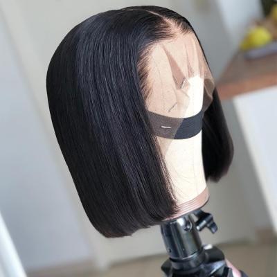 China Lace Bob Wig, Real 100% Natural Hair Wigs, Wholesale Cheap Virgin Brazilian Hair Body Wave Full Lace Human Hair Wigs For Black Women for sale