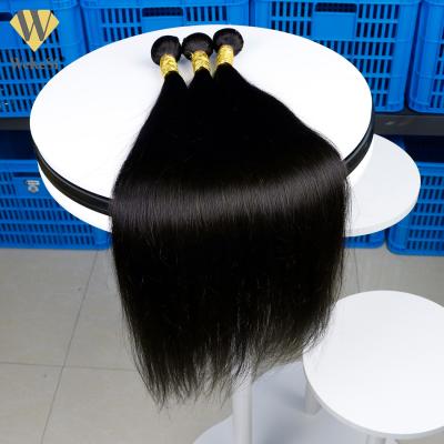 China Wholesale 100 Brazilian Body Wave Human Hair Wig Hair Weaving Straight Hair Bundles for sale