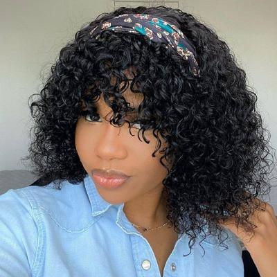 China Wholesale Peruvian Kinky Curly Curly Hair Headband Wig, Wigs Hair, Headband Hair Ponytail Headband Wigs For Black Women for sale