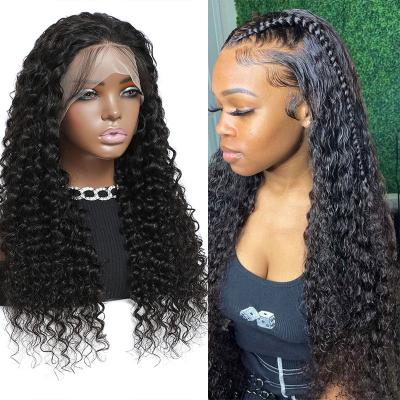 China Wekesi Wholesale Deep Wave Hd Full Lace Wigs Hair Lace Front Peruvian Virgin Hair 360 Lace Front Wigs For Black Women for sale