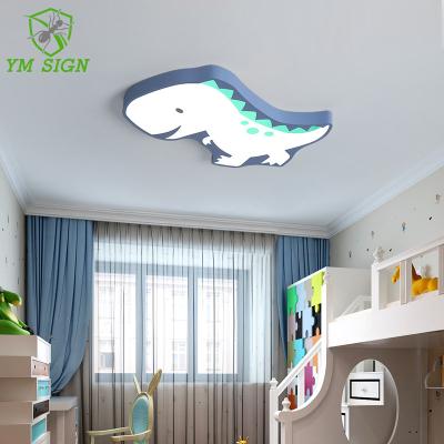 China Modern Customizable CCT Changed Dimmable Lamp Cartoon Cat Led Ceiling Light For Kids Room for sale