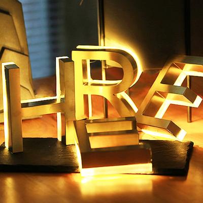 China 3d Buildings Channel Letter Sinage Led Backlight Acrylic Sign Outdoor Signs for sale